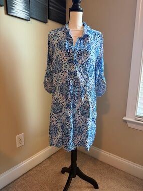 Lilly Pulitzer NWT Lillith tunic dress in call my shell phone